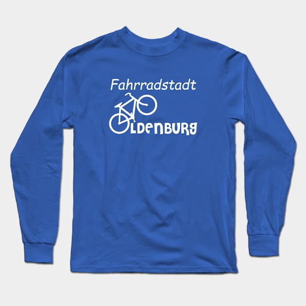 Bicycle City Oldenburg Long Sleeve T-Shirt by SpassmitShirts